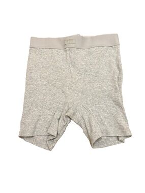 SKIMS Heather Gray Ribbed Boxer Briefs